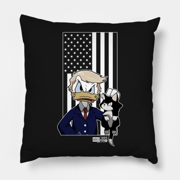 Our New President... Pillow by SketchBravo