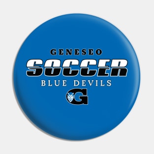 Geneseo Soccer Split Design Pin