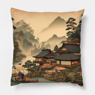 Japanese Art: Exploring Ancient Beauty and Modern Expression Pillow