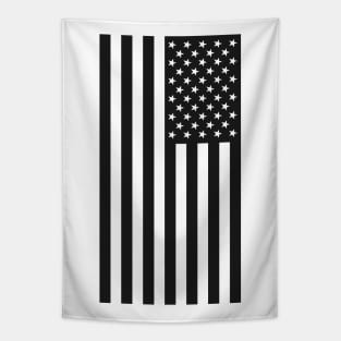 US Flag Down - Black Tapestry