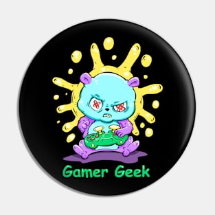 Gamer geek Pin