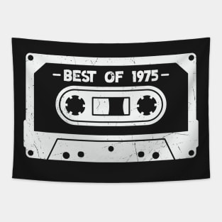 Best of 1975 Retro Cassette Tape 1975 Birthday Tapestry