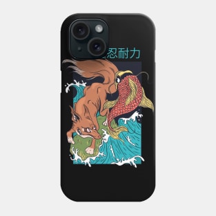 Fox and Fish Phone Case