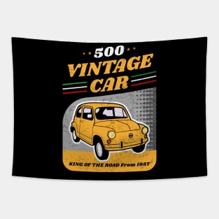 500 Vintage Car made In italy Tapestry