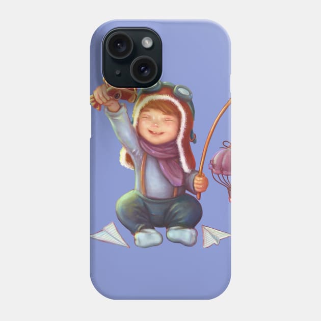 Little Aviator Phone Case by Lyara Costa