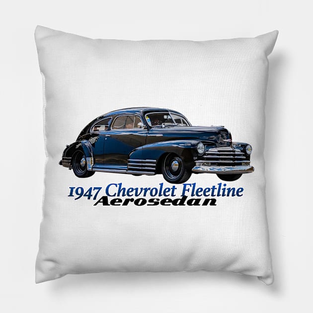 1947 Chevrolet Fleetline Aerosedan Pillow by Gestalt Imagery