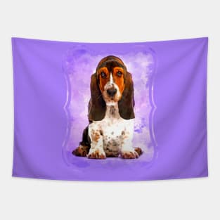 Basset Hound Puppy Tapestry