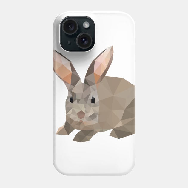 Geometric Animal Rabbit Phone Case by Rebus28