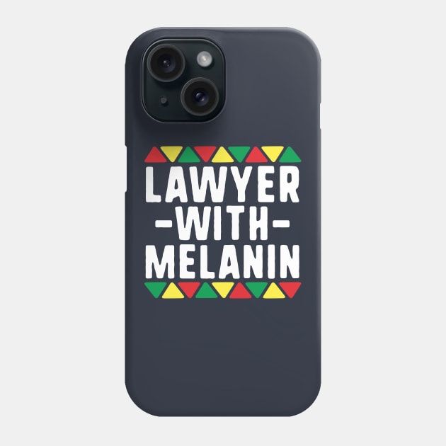 Black Lawyers Matter TShirt Lawyer With Melanin Attorney Phone Case by 14thFloorApparel