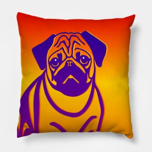 Pug Pop Art Pillow
