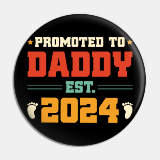 Promoted to Daddy Est. 2024 Pin