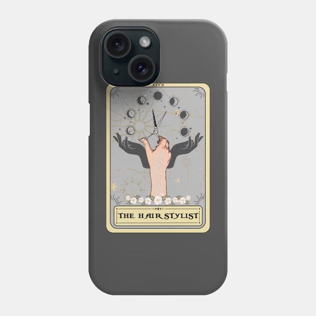 The Hairstylist Tarot Card, Hairstylist Phone Case by AlquimiaDesign