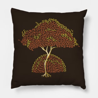 Sunset Tree by Tobe Fonseca Pillow