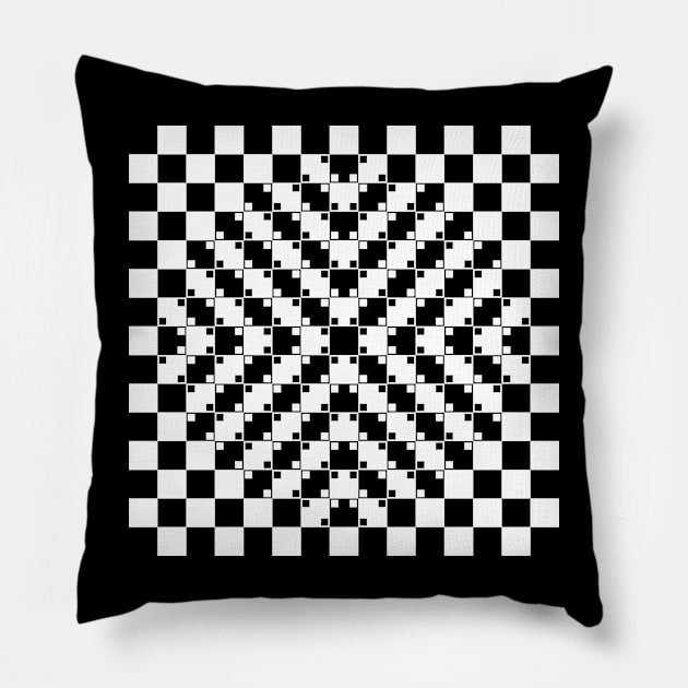 Homage to Akiyoshi KITAOKA Pillow by Rupert Russell