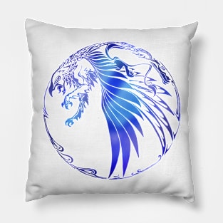 Griffin Line Art Pillow