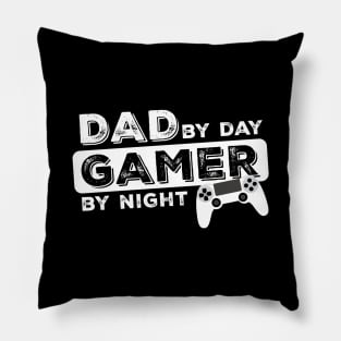 Funny Gamer Dad designs Pillow