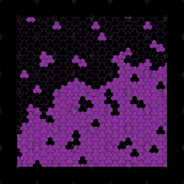 Hex Purple & Black by Roufxis