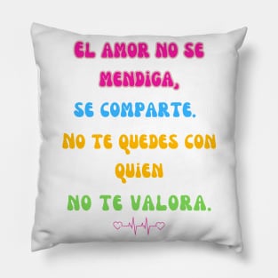 ¿Cansado de mendigar amor? ¡No más!  😍💪 Pillow