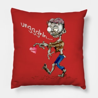 Even Zombies Need Love Pillow