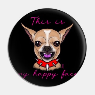 Angry chihuahua Pin