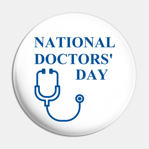 Doctors' Day Pin by AnjPrint