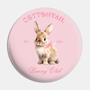 Pink Coquette Bunny Pin