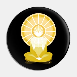 Aura Gold Meditation 05 Pin