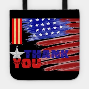 American flag veterans day holiday Gift Tote