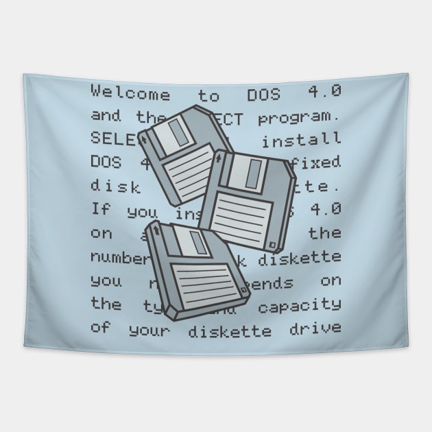 Retro Diskette Tapestry by orovein