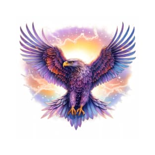 Stunning eagle in flight. Mystical and beautiful T-Shirt