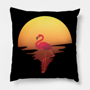 Flamingo Sunset Pillow