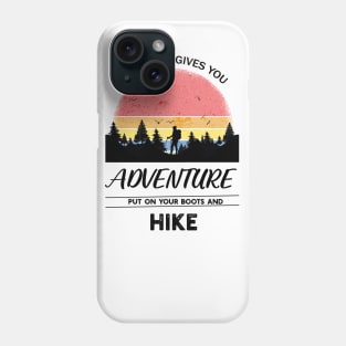 Adventure Hiker Artwork Phone Case