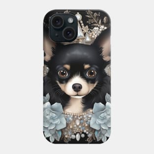 Black Cihihuahua Phone Case