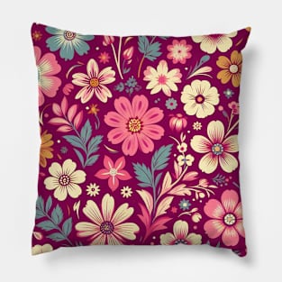 Spring Flowers Pillow