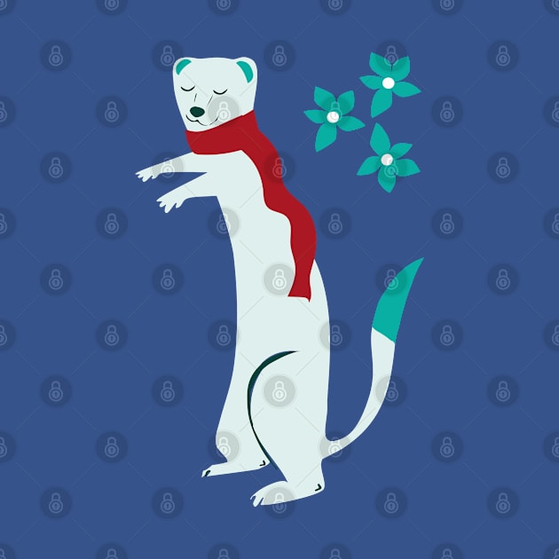 Stoaty Christmas with an Ermine by belettelepink