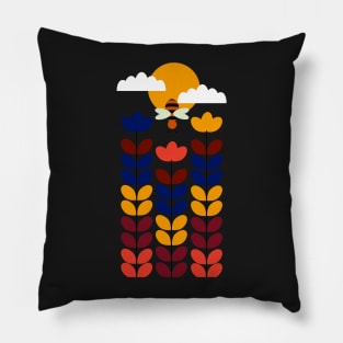 Flowers and bees Pillow