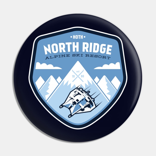 North Ridge Ski Resort Pin by Stationjack