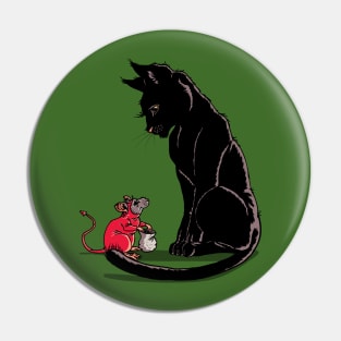 Trick-or-Squeak Pin