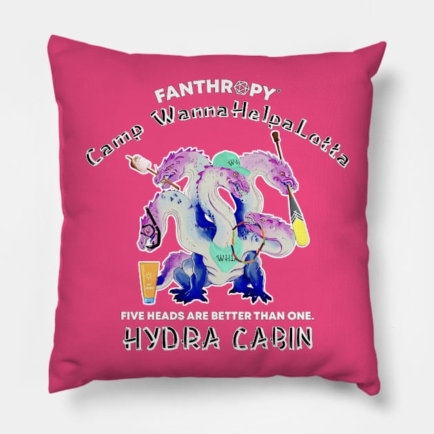 Hydra Cabin (all products) Pillow by Fans of Fanthropy