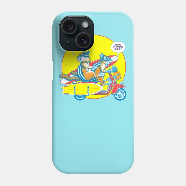 Surf Chipmunks! Phone Case by CMButzer