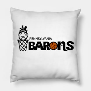 Defunct Pennsylvania Barons Basketball 1980 Pillow