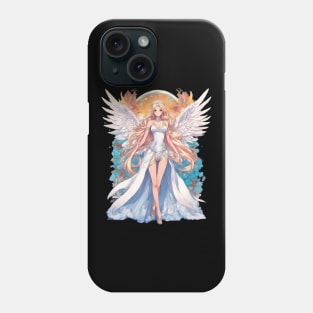 Heavenly Grace Anime Angel Girl Phone Case