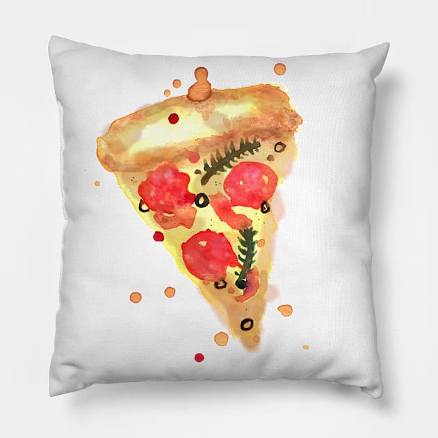 Pizza Pillow by KathrinLegg