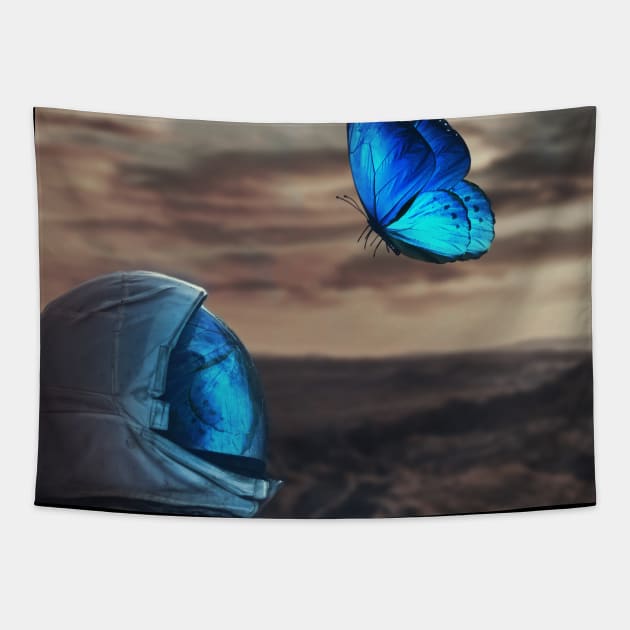 Astronaut Tapestry by Marischa Becker