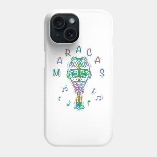 Maracas musical instrument Phone Case