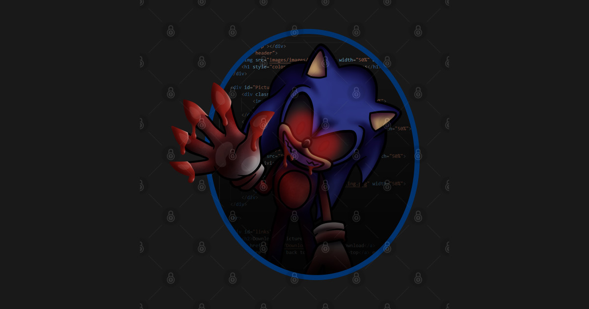 Sonic.EXE Creepy Pasta Notebook TeePublic
