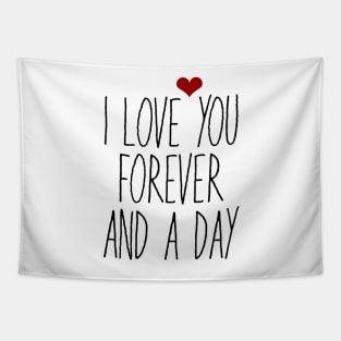 I Love You Forever And A Day Tapestry
