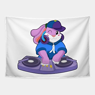 Bunny as Musician with Mixer Tapestry