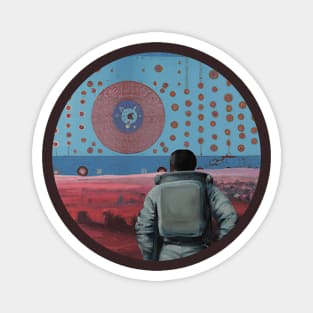 Hallucinating Astronaut Magnet