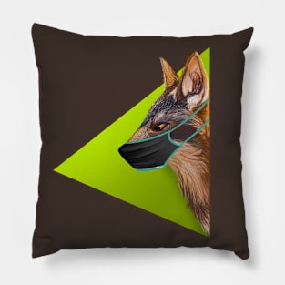 Cautious Fox Pillow